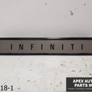 OEM 2008-2010 Infiniti M35 3.5L Front Left Door Sill Scuff Plate Logo