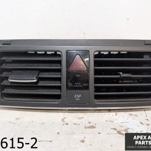 OEM 2008-2011 Mercedes C300 3.0L Center Dash Hazard A/C AC Air Vent Black ESP