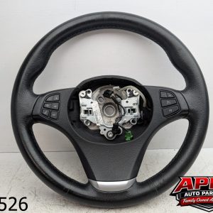 OEM 2008 BMW X3 3.0L Steering Wheel With Controls Black