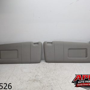 OEM 2008 BMW X3 3.0L Sun Shade Visor Pair Left Right Illuminated