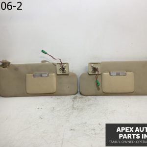 OEM 2008 Ford Edge SUNVISORS SUN VISORS LEFT & RIGHT SET PAIR HOMELINK TAN BEIGE