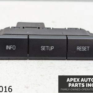 OEM 2009-2012 Ford Flex 3.5L Info Setup Reset Button Control