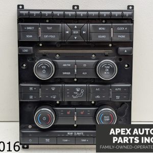 OEM 2009-2012 Ford Flex 3.5L RADIO FACE CONTROL DUAL ZONE AC