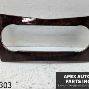 OEM 2010 Mercedes C300 3.0L Climate Control Dash Trim Bezel Wood