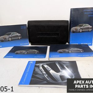 OEM 2011-2012 Honda Accord 2.4L Owner's Manual Book Case 00X31-TE0-6400