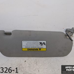OEM 2011-2013 Kia Optima 2.0L Passenger Sun Visor Sunvisor Gray Illuminated