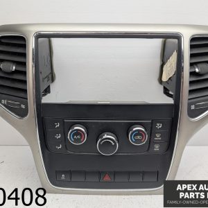 OEM 2011 Jeep Grand Cherokee 3.6L RADIO 8.4" bezel AIR A/C CLIMATE CONTROL  8"