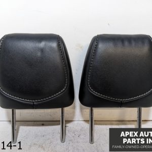 OEM 2012-2014 Toyota Camry 2.5L FRONT Black Leather White Stich Headrest