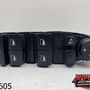 OEM 2012 BMW 528i 2.0L Master Window Switch Assembly Sunshade