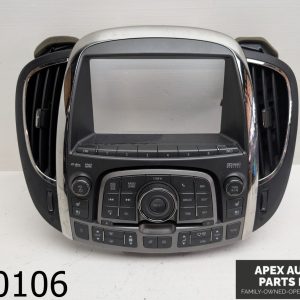 OEM 2012 Buick Lacrosse 3.6L Radio Climate Control TAN Panel Bezel