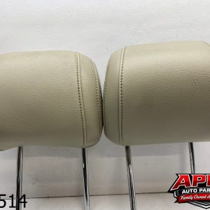 OEM 2012 Ford Mustang 3.7L Front Headrests Set Steel Gray Leather