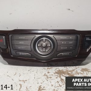 OEM 2013-2016 Nissan Pathfinder 3.5L DASH INFO NAVIGATION CONTROL PANEL SWITCH