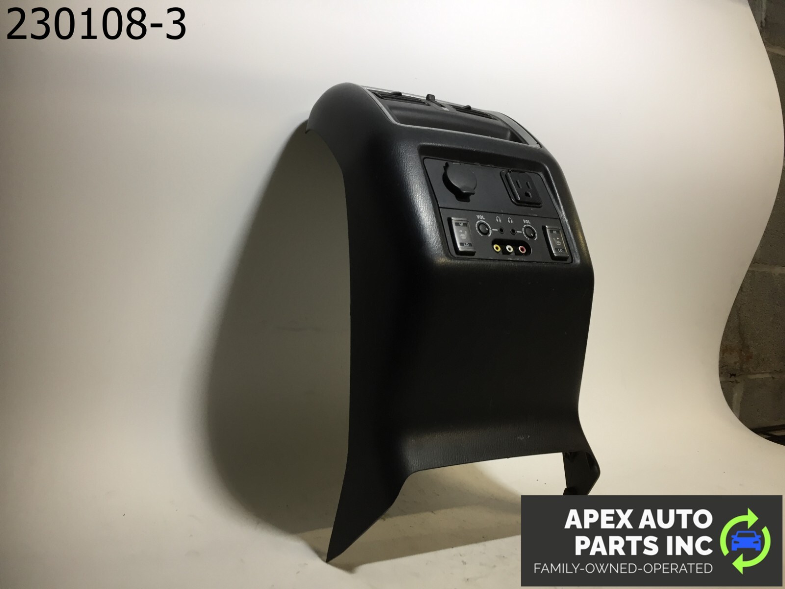 OEM 2014 Infiniti QX60 Rear Back AC Vent Audio Control Trim Cover - Image 3