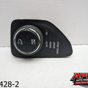 OEM 2014 Jeep Cherokee 2.4L A/T TRANSMISSION TRANSFER CASE CONTROL SWITCH KNOB