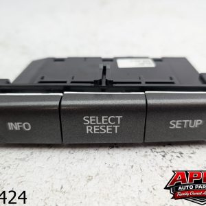 OEM 2014 Toyota Sienna 3.5L DASHBOARD INFO SELECT RESET SETUP CONTROL SWITCH