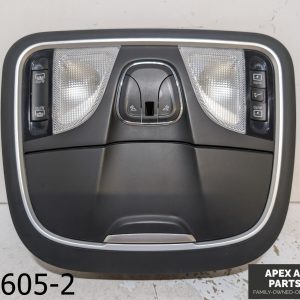 OEM 2015-2017 Chrysler 200 2.4L Overhead Roof Console With Sunroof Black