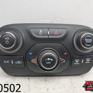 OEM 2015 Dodge Dart 2.4L Audio & Climate Control Panel HVAC