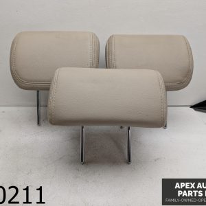 OEM 2015 Kia Cadenza 3.3L Rear Seat Headrest Set x3 Head Rest