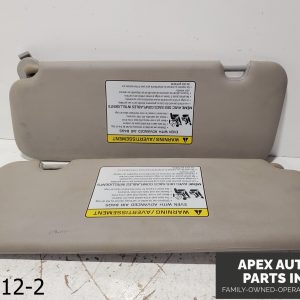 OEM 2017-2020 Hyundai Elantra Sun Visors Tan Beige Passenger Driver