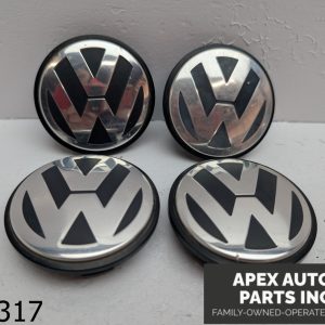 OEM 2017 Volkswagen Jetta 1.8L center cap set of 4