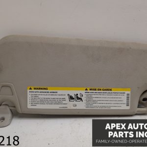 OEM 2018 Dodge Journey 2.4L Passenger Right Side Sun Visor Light Gray