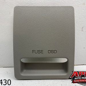 OEM 2018 Hyundai Sonata 2.4L Interior Dash Fuse Access Door Cover Lid Trim Gray