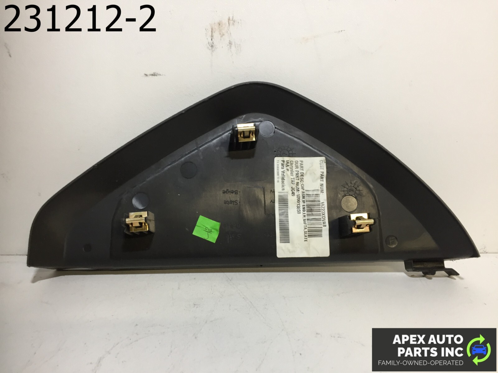 OEM Dodge Journey 2009 Left Driver Side Dash End Cap Cover Trim OEM 100013859 - Image 5