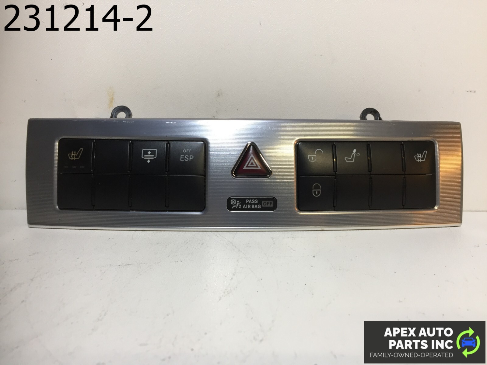 OEM Mercedes C230 2006 HAZARD SWITCH LIGHT DOOR LOCK HEATED SEAT CONTROL