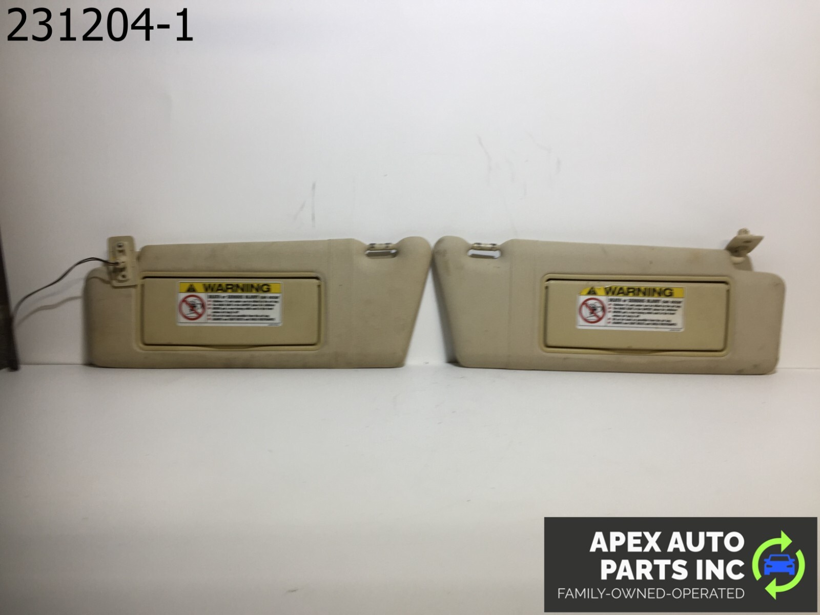 OEM Mercedes ES320 1998 sun visors set - Image 5