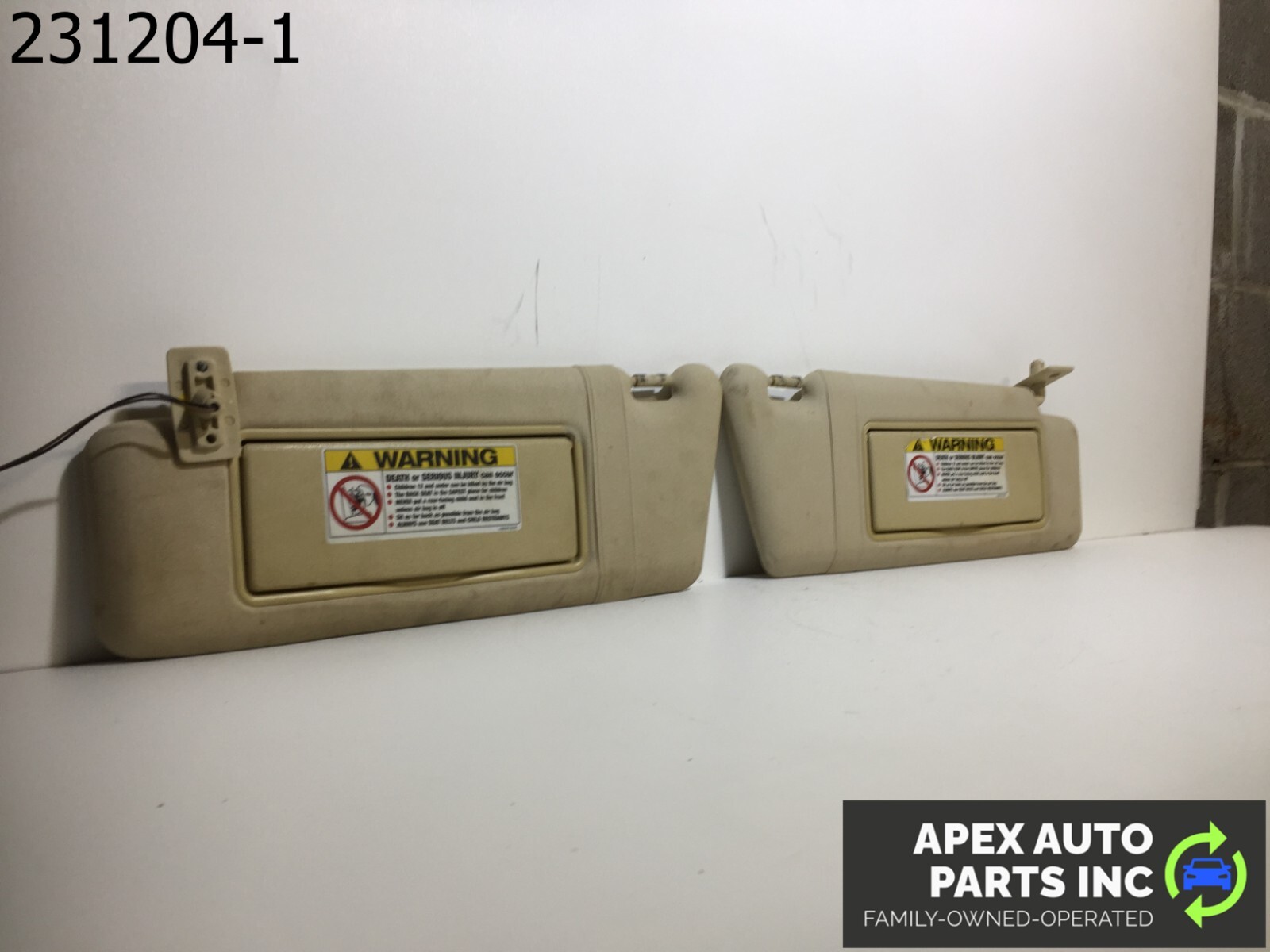 OEM Mercedes ES320 1998 sun visors set - Image 6