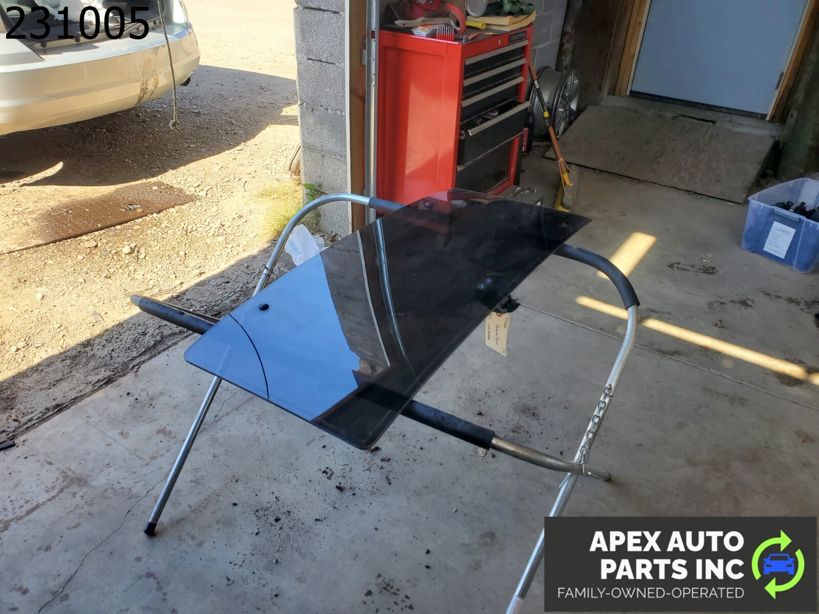 OEM Pontiac Fiero 1985 UPPER TOP SUN ROOF WINDOW GLASS T-TOP PANEL - Image 4