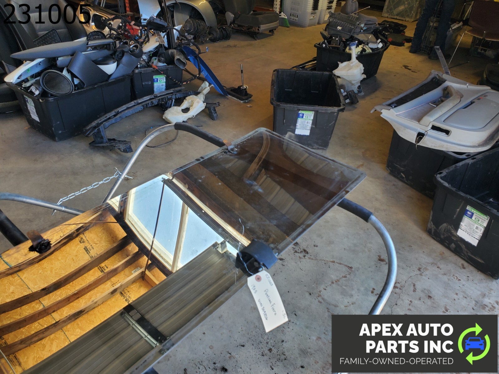 OEM Pontiac Fiero 1985 UPPER TOP SUN ROOF WINDOW GLASS T-TOP PANEL - Image 9