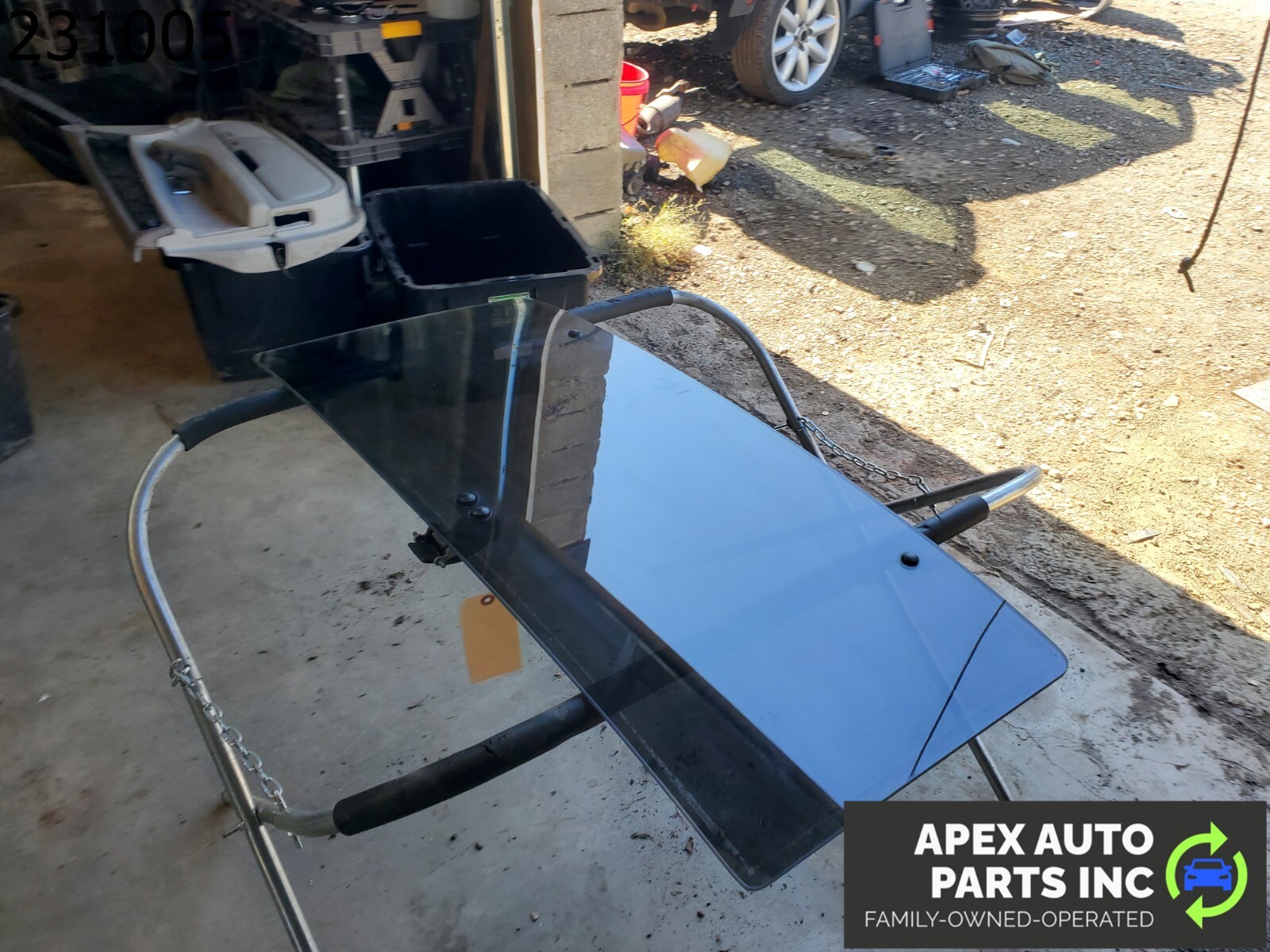 OEM Pontiac Fiero 1985 UPPER TOP SUN ROOF WINDOW GLASS T-TOP PANEL