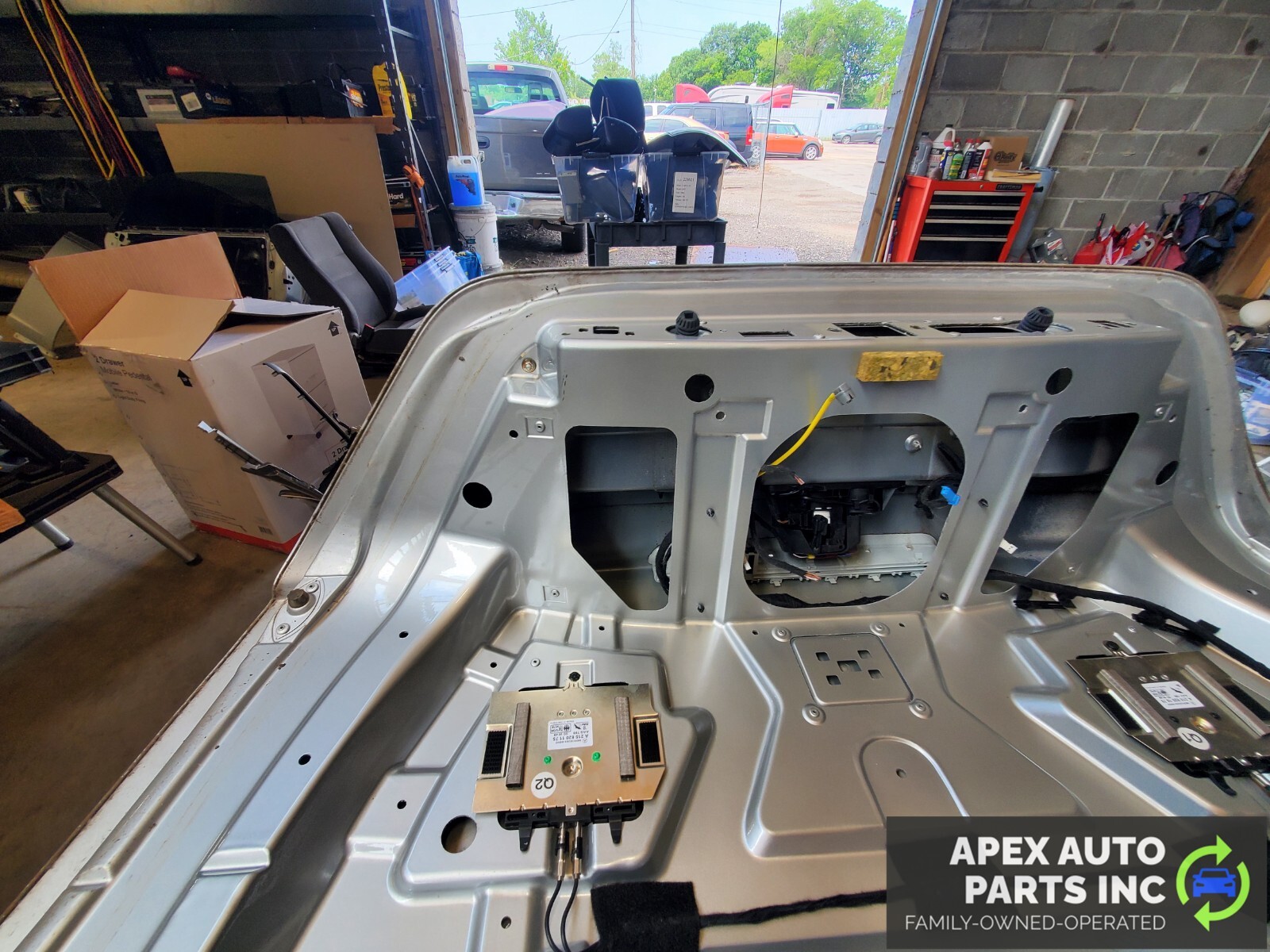 00-06 Mercedes W215 CL55 AMG CL500 Complete Trunk Lid Deck Shell Assembly Silver - Image 7