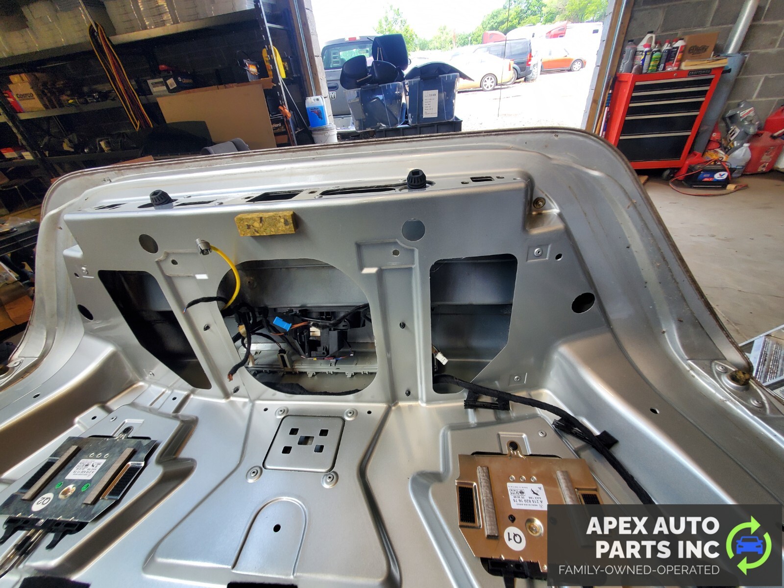 00-06 Mercedes W215 CL55 AMG CL500 Complete Trunk Lid Deck Shell Assembly Silver - Image 8