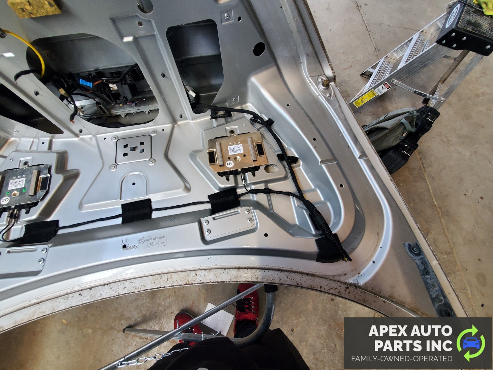 00-06 Mercedes W215 CL55 AMG CL500 Complete Trunk Lid Deck Shell Assembly Silver - Image 9