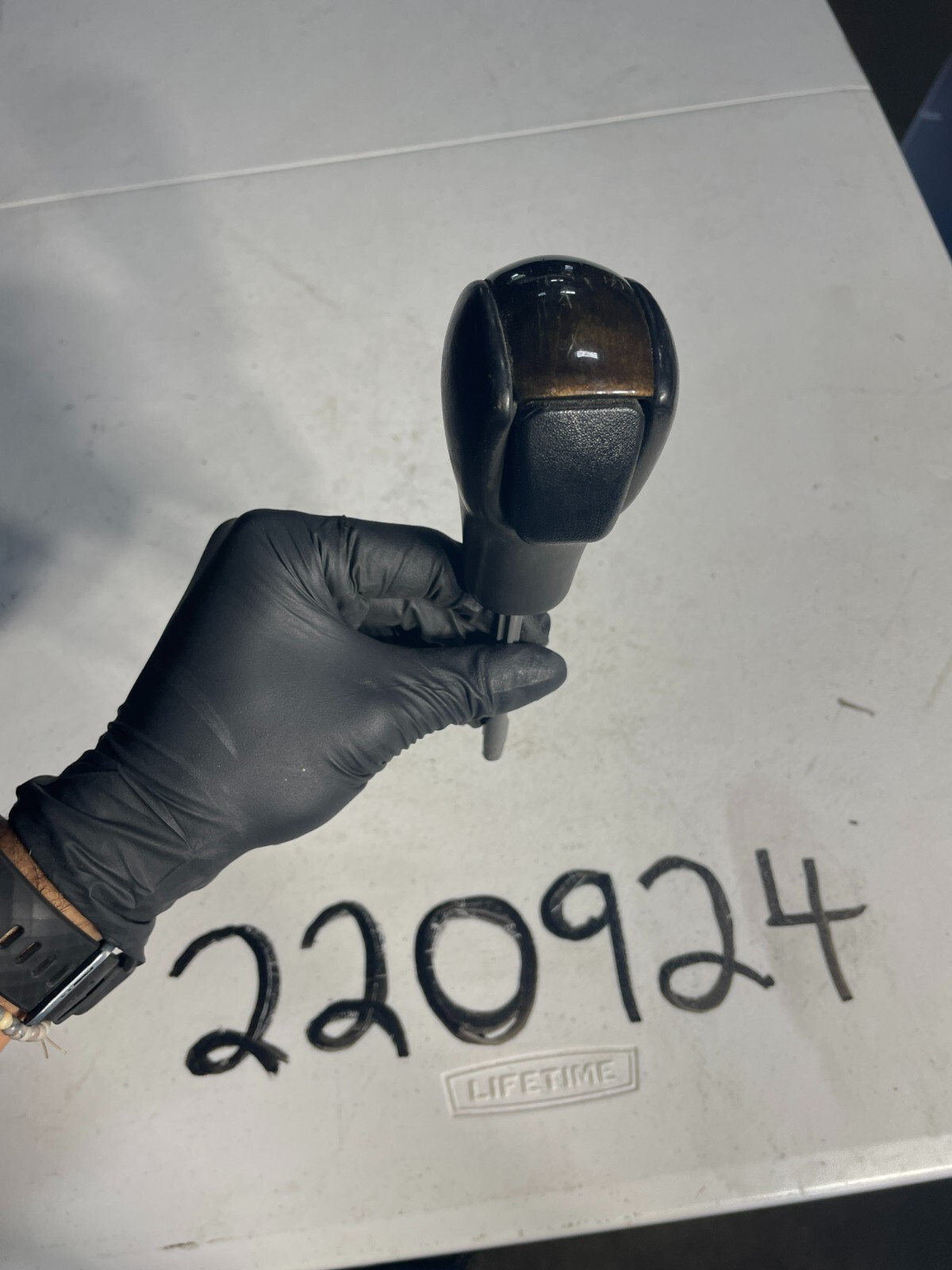 2000-2006 BMW X5 E53 OEM Dark Wood Grain Transmission Shifter Knob Handle - Image 5