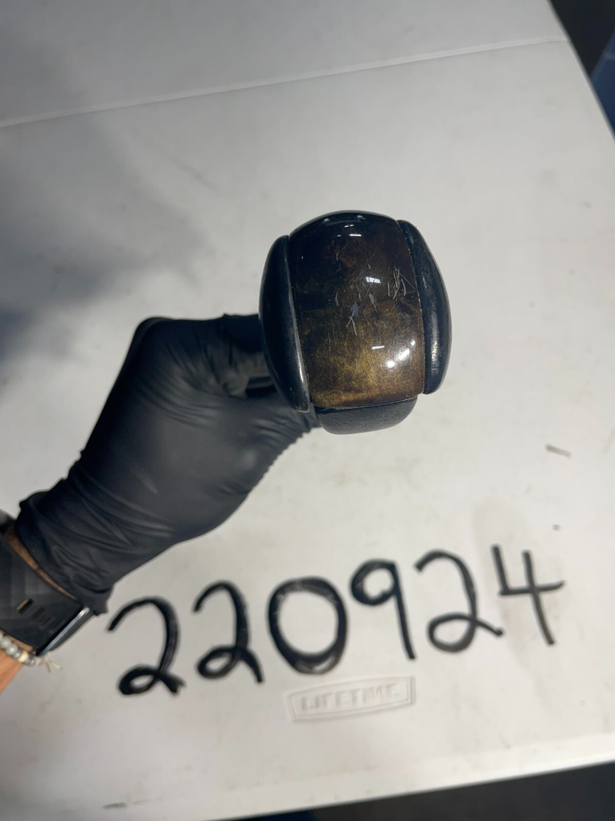 2000-2006 BMW X5 E53 OEM Dark Wood Grain Transmission Shifter Knob Handle - Image 7