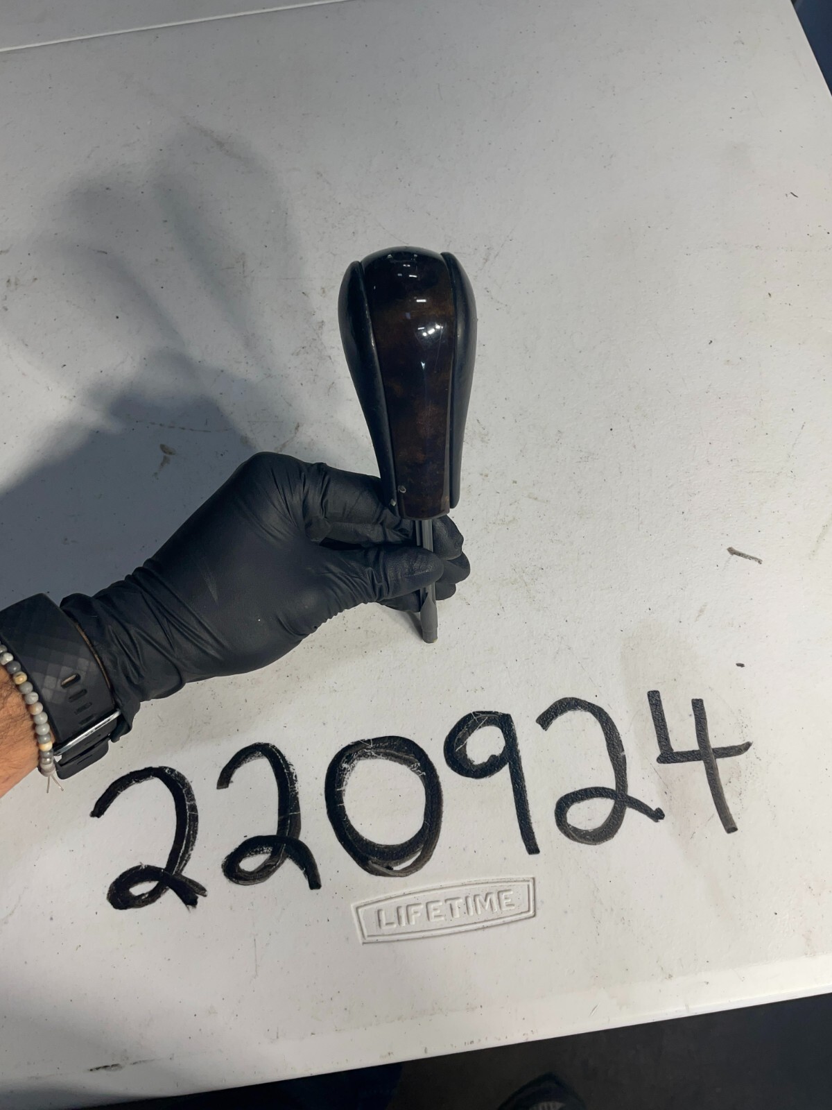 2000-2006 BMW X5 E53 OEM Dark Wood Grain Transmission Shifter Knob Handle