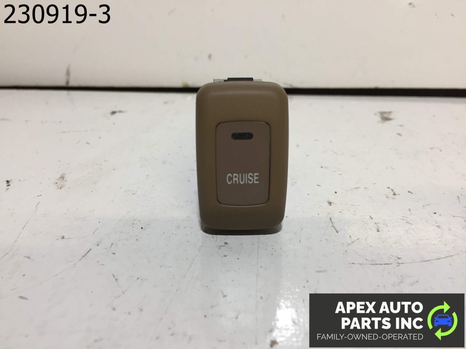 2001-06 Acura MDX Saddle Tan Cruise Control On Off Dash Control Switch