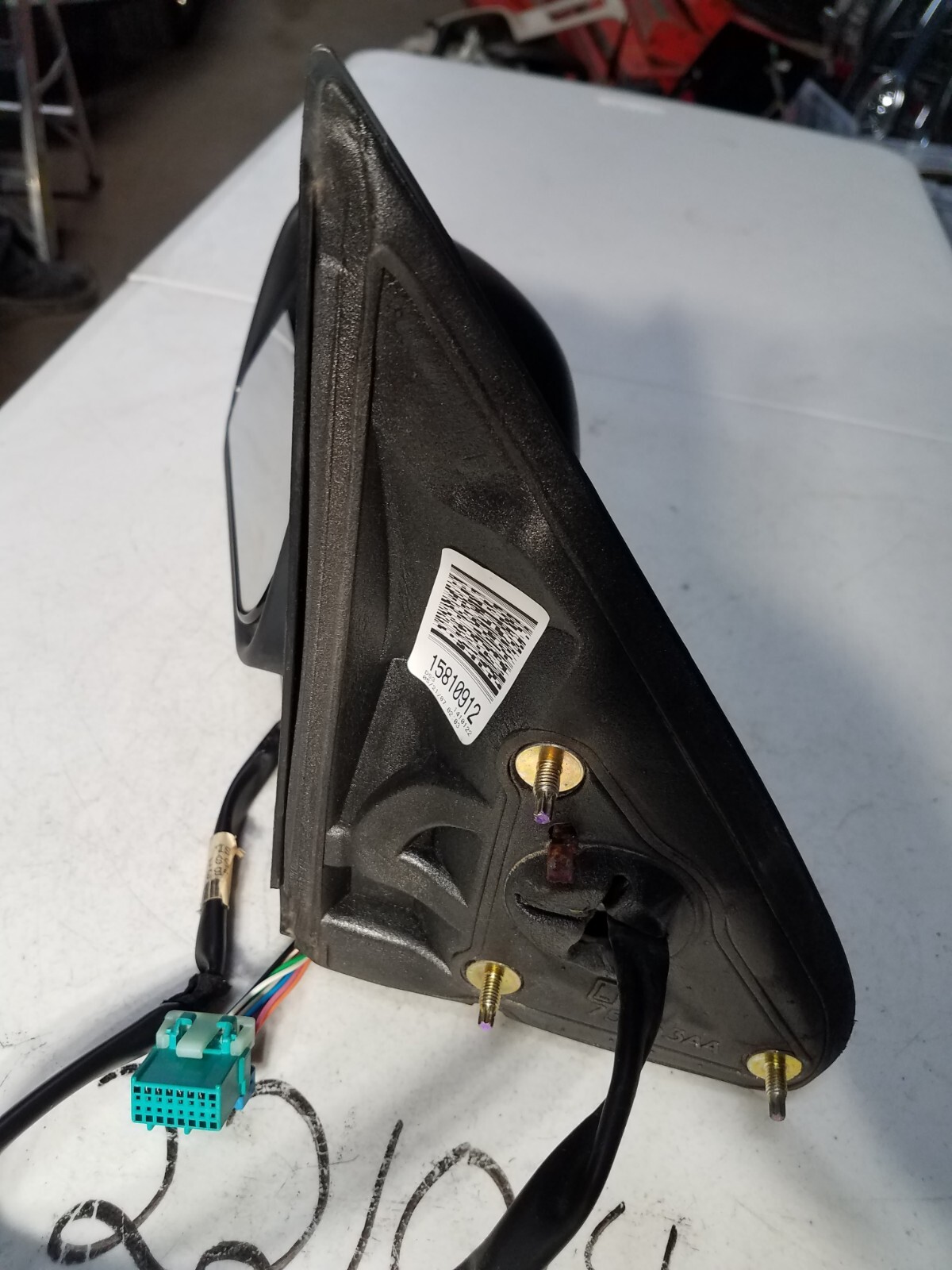 2006-2007 GMC ENVOY LEFT LH DRIVER SIDE MIRROR BLACK OEM 11 WIRES - Image 6