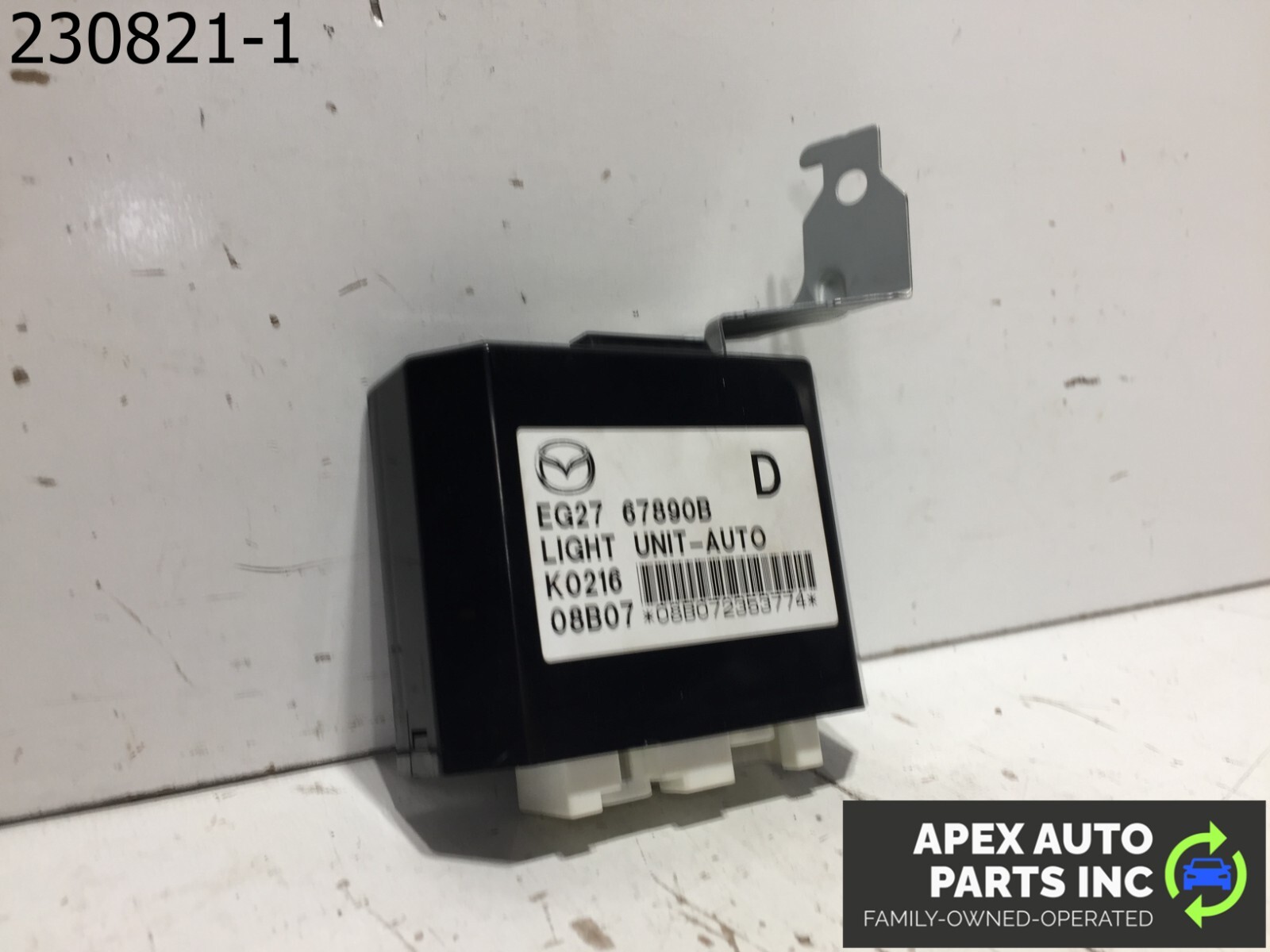 2007 2008 2009 MAZDA CX-7 HEADLIGHT CONTROL MODULE EG27 67890B - Image 3
