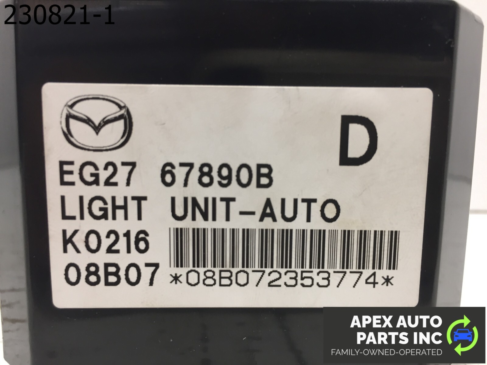 2007 2008 2009 MAZDA CX-7 HEADLIGHT CONTROL MODULE EG27 67890B - Image 9