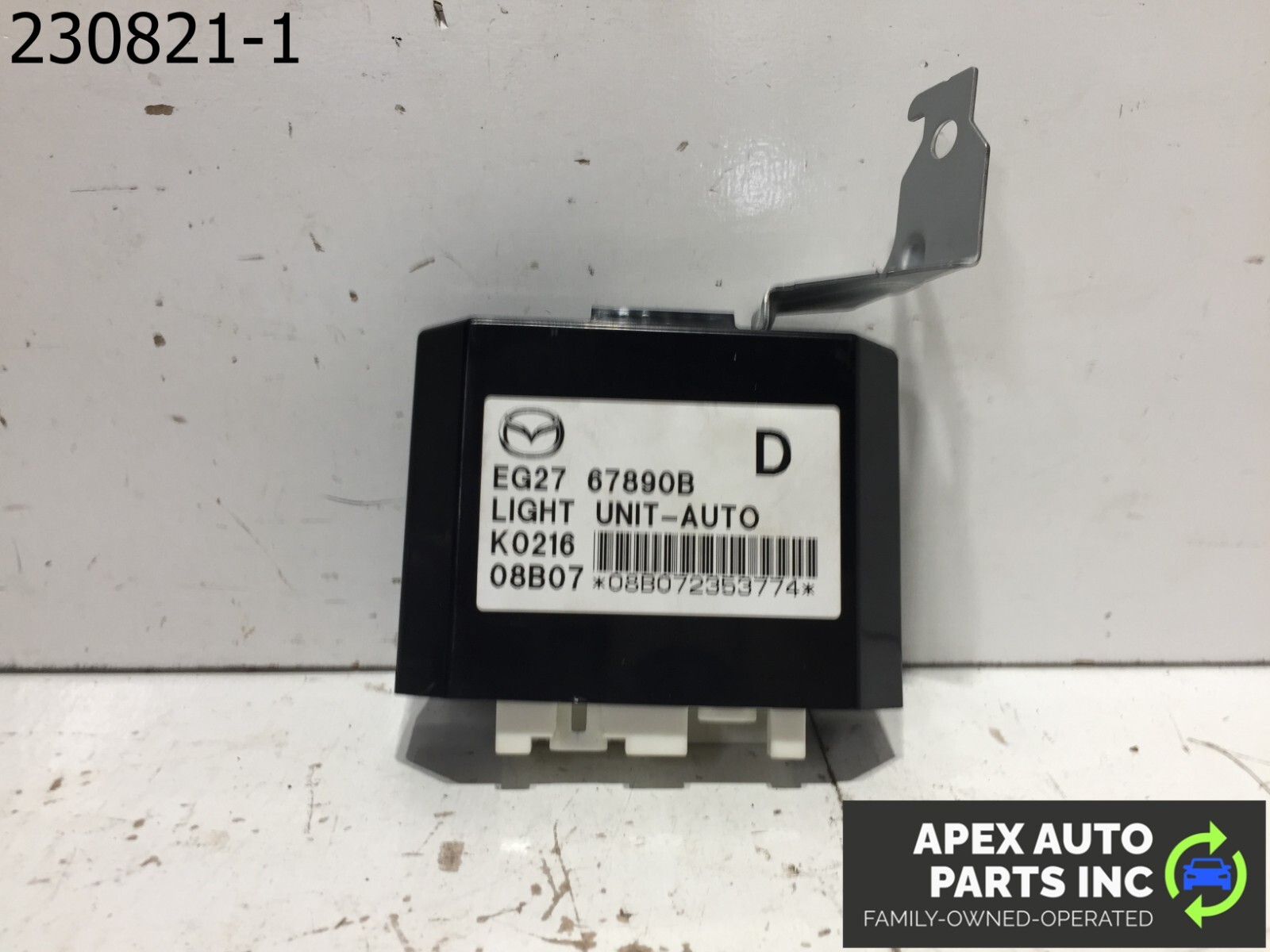 2007 2008 2009 MAZDA CX-7 HEADLIGHT CONTROL MODULE EG27 67890B
