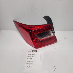 2015 - 2019 Subaru Legacy Sedan Driver Left Side Taillight Quarter Panel Mounted