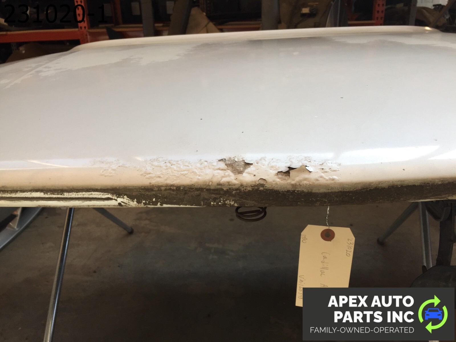 *LOCAL PICKUP* OEM 1990 Cadillac Allante Hood Bonnet Lid White - Image 5