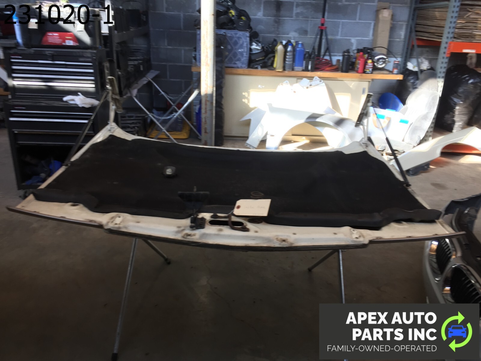 *LOCAL PICKUP* OEM 1990 Cadillac Allante Hood Bonnet Lid White - Image 7