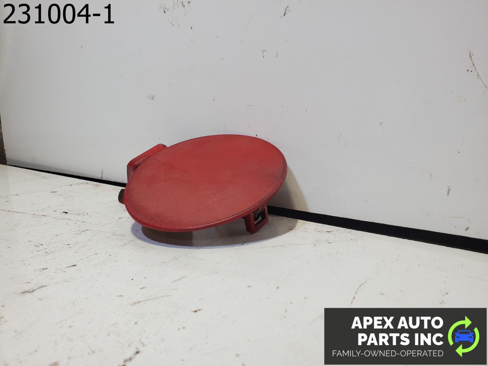 OEM 1984 Fiero Fuel Door Cover Fuel Flap RED FADED - Image 4