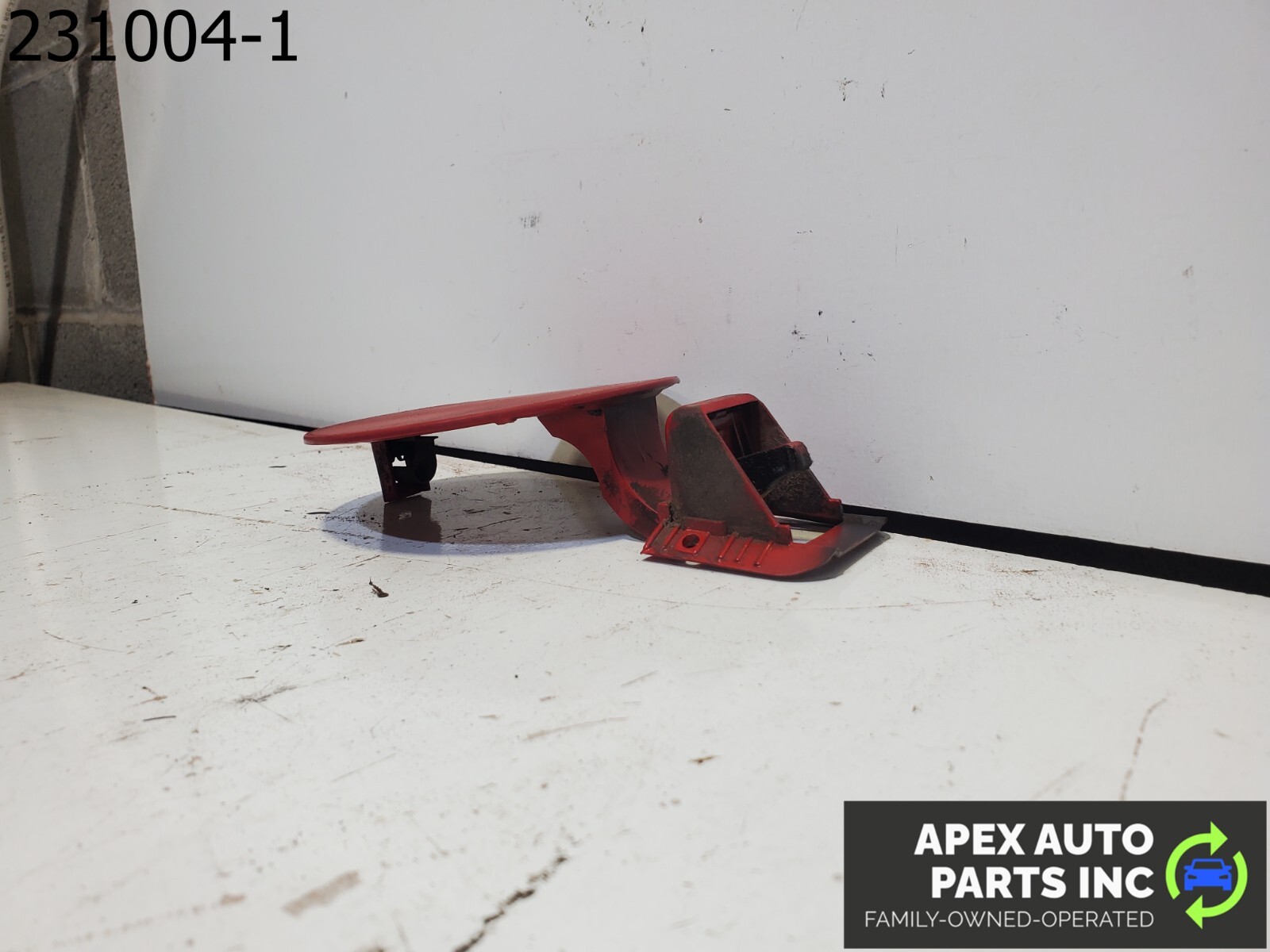 OEM 1984 Fiero Fuel Door Cover Fuel Flap RED FADED - Image 5