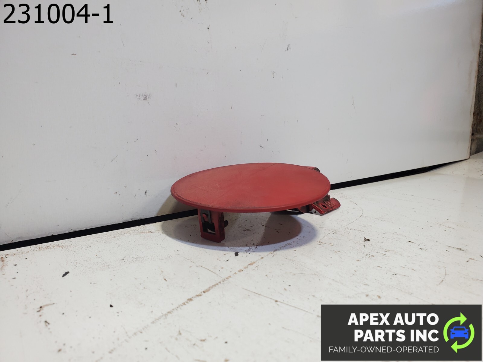 OEM 1984 Fiero Fuel Door Cover Fuel Flap RED FADED - Image 7